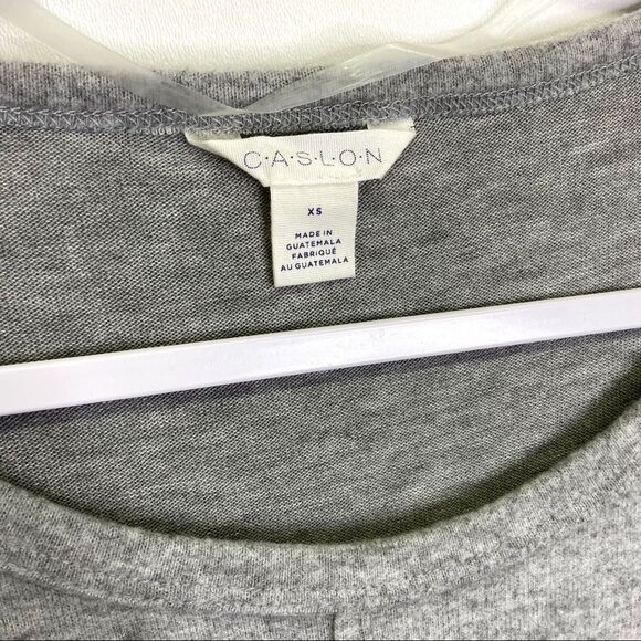 Caslon Grey Brushed Soft Knit Long Sleeve Top XS NEW - Picture 11 of 11